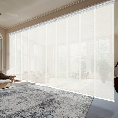Store vertical semi-transparent extensible