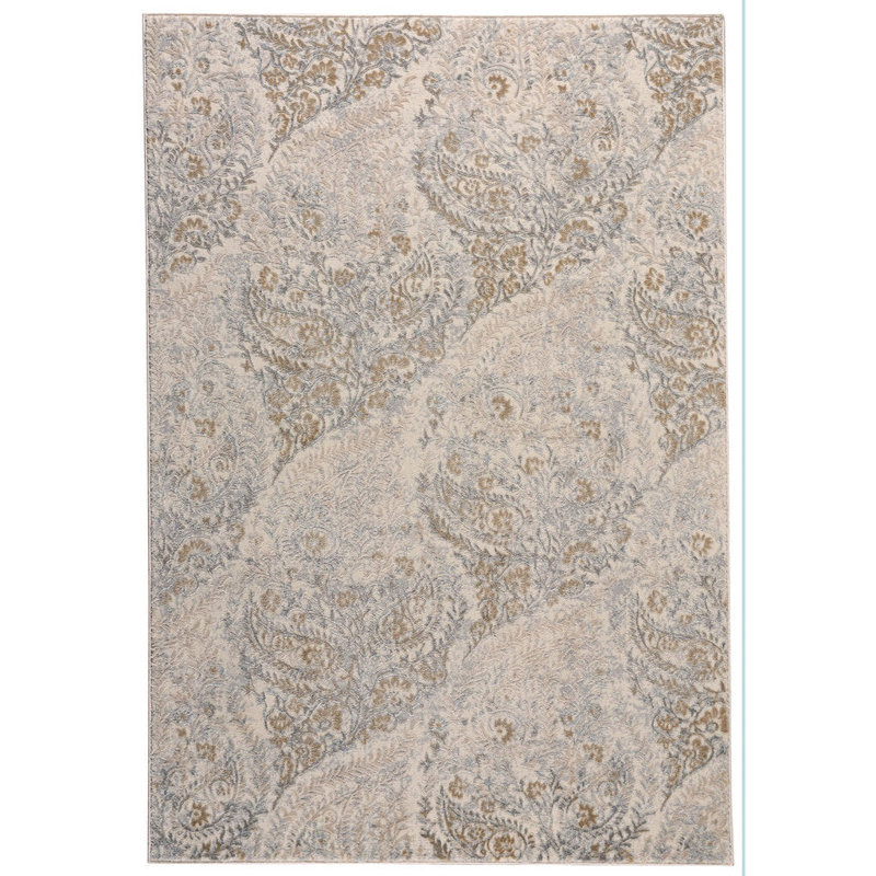 Dorothea Ikat Indoor Rug, Rectangle 5'3" x 7'6"