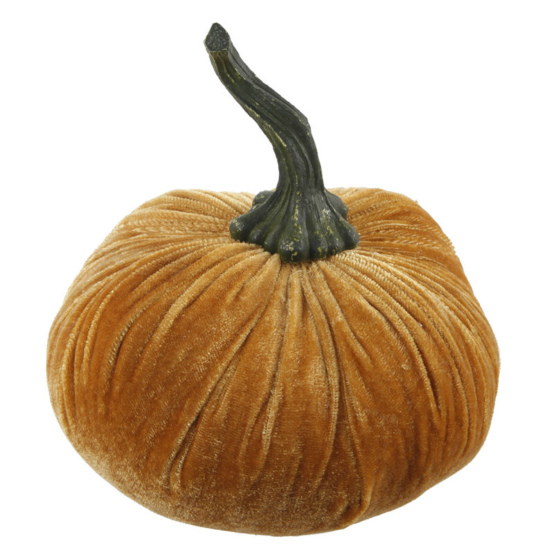 Velours citrouille, Doré, H 10 po x l 10,75 po x P 10,75 po