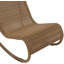 Chaise berçante d'extérieur en osier Antigua-167879042