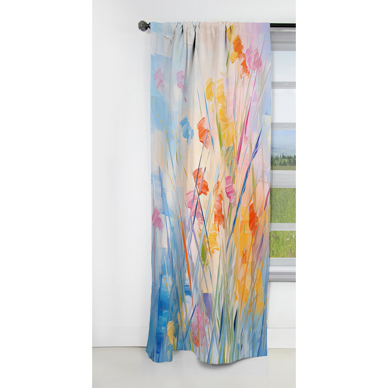 Jazmin - Rideau Meadow - Rideau occultant sans motif - 1 panneau, L 52 po x L 90 po