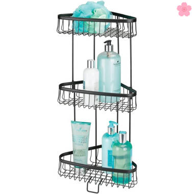 3 Tier Freestanding Shower Caddy Matte Black