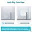65mm W 60mm H Medicine Cabinet Mirror 3 Adjustable