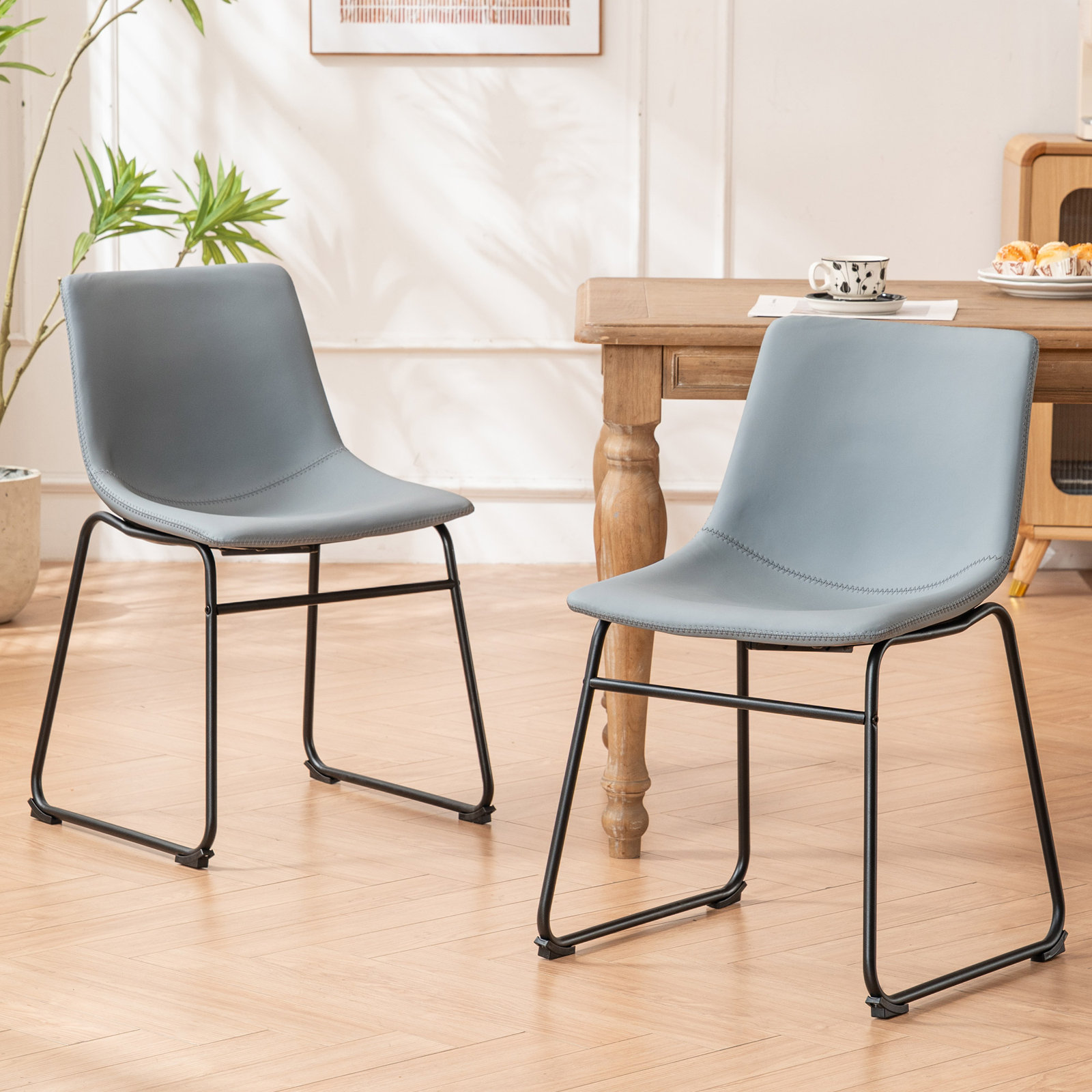 Anke Dining Chair, Gray