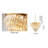 Transitional 16-Light Gold Iron Crystal Chandelier -1240120662