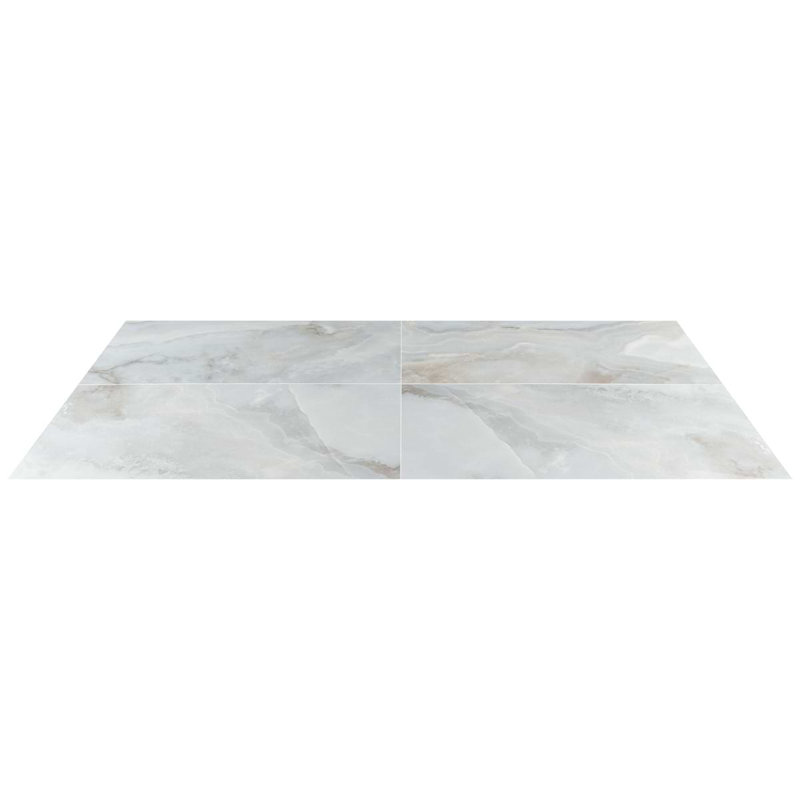 Jewel Onyx 24X48 Polished Porcelain Tile, Pearl
