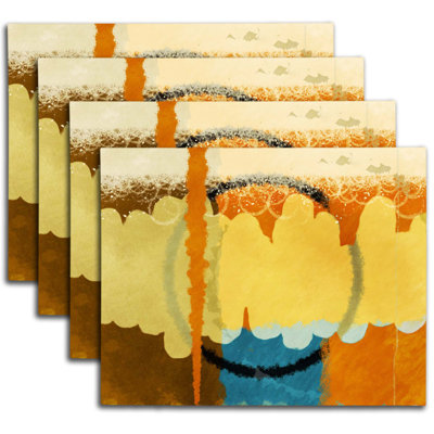 Napperon abstrait en polyester