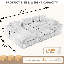 Canapé modulaire en forme de U Boneless de 149 po - Canapé modulaire en velours côtelé 6 places avec sièges profonds, sans assemblage, poche latérale et accoudoirs mobiles, configurable 7-en-1-1346791580