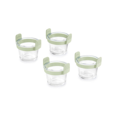 Mini-tasses en verre à friteuse Lékué, ensemble de 4