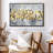 Gold And Silver Abstract Canvas Print-101455879