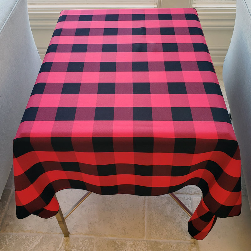 Nappe Cohdi, Noir / rouge, 120 po x 58 po