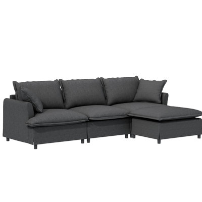 Canapé modulaire en chenille avec canapé Co