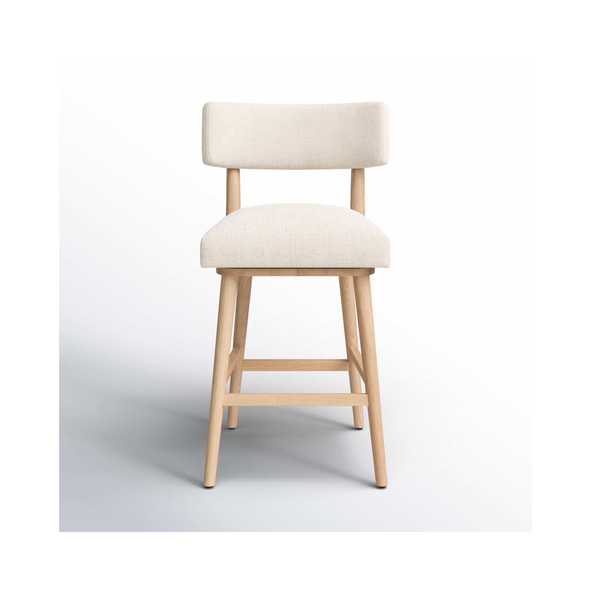 Lando Swivel Bar & Counter Stool, Counter Stool (27" Seat Height), Essence Natural