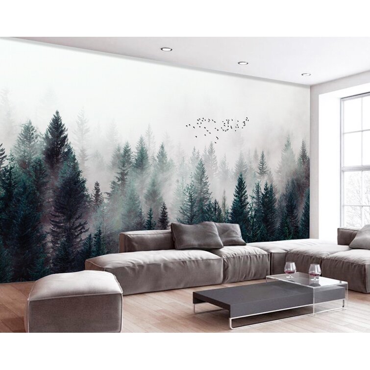 Picture Sensations Canvas Texture Wall Mural Landscape Fantasy Enchanted  Magical Forest SelfAdhesive Vinyl Wallpaper Peel  Stick Fabric Wall  Decal  144x96  Amazonca Tools  Home Improvement