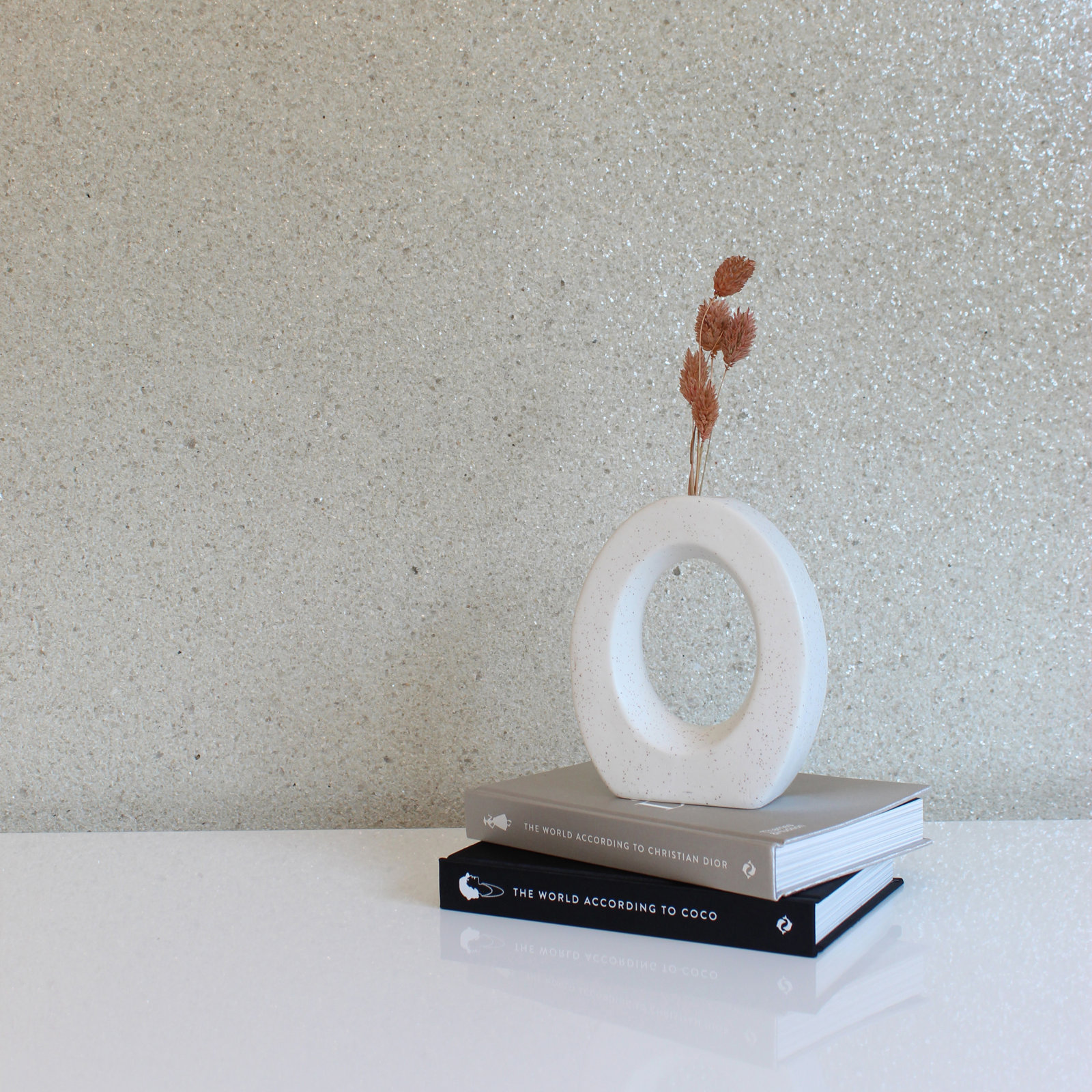 Alexandrie Wallpaper Double Roll, Light Stone Shimmer