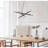 6 - Light Sputnik Modern Linear Chandelier
