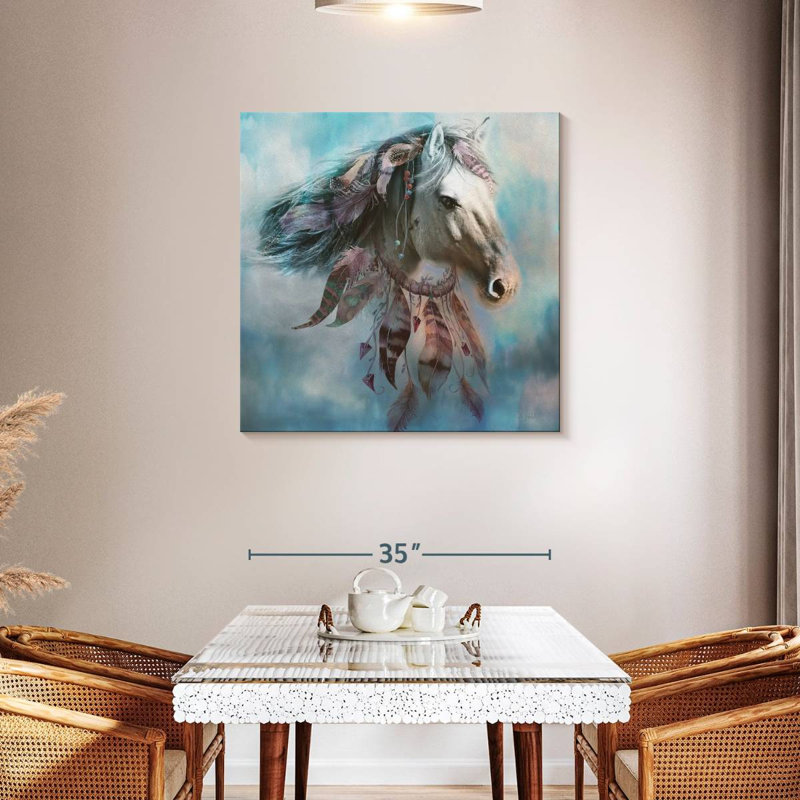 Brampt Native Dream Horse, 36" H x 36" W