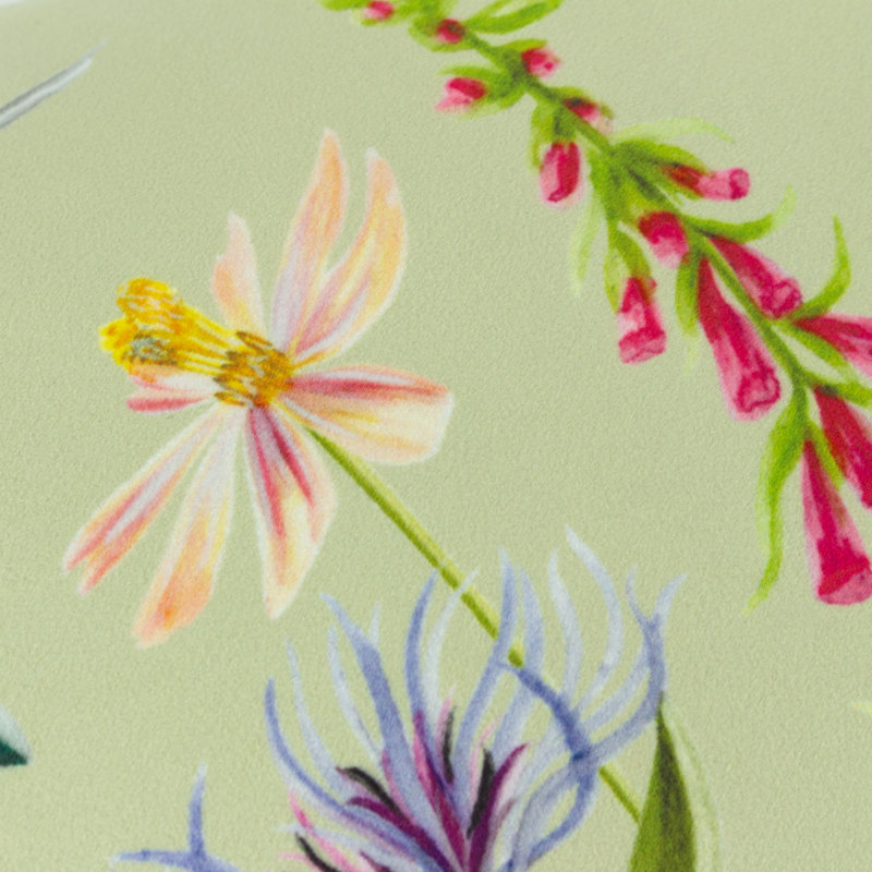 Floral Rectangular Lumbar Cushion