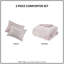 Ensemble d'édredon réversible en sherpa double / grand-119922400-119922403