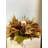 Alma Fall Candleholder Decorated with Pampas, Heather and Pinecone