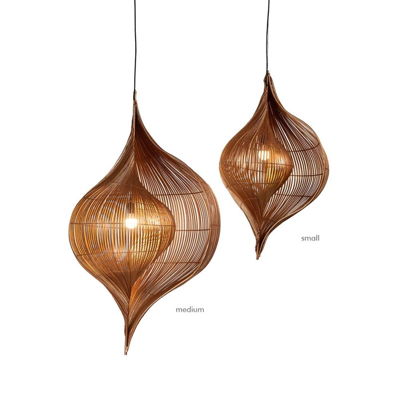 Conch 1 - Light Pendant, 55" H x 33.5" W x 29.5" D, Copper