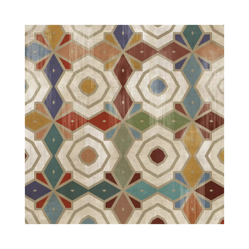 Gallactica Tile II - Wrapped Canvas Print, 45.72 cm H x 45.72 cm W x 3.175 cm D