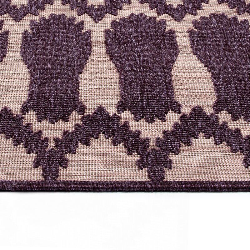 Tapis rectangulaire 2 pi x 3 pi contemporain, transitionnel, géométrique, texturé, haut et bas