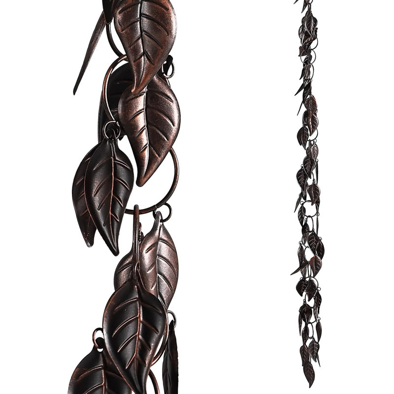 8.5 FT Rain Chain, Copper