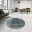Tapis bleu marine / gris Feodor-1595589056