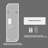 65" x 21" LED Full Length Wall Mirror, Irregular Shape with 3-Color Dimmable Lighting, 5mm Copper-Free Silver Glass, Hardwired or Plug-in for Entryway, Bedroom & Salon
