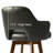 Blerina 26.5" Swivel  360-degree Faux Leather Upholstered Counter Stool Set of 2-87148077