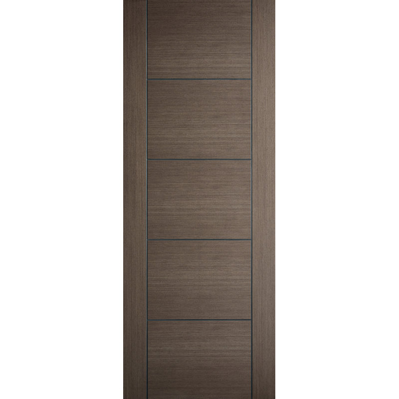 Vancouver Prefinished Chocolate Grey Internal Fire Door, 198.1cm H x 83.8cm W x 4.4cm D