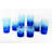 Bubble Ombre Drinkware 8pc Set