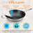 NutriChef Nutrichef 12'' Non-Stick Stainless Steel Wok with Lid
