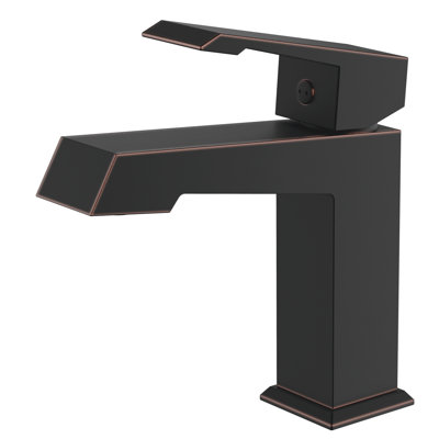Single-handle Bathroom Faucet with Drain Assembly