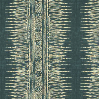 Hollyhock II Indian Zag Fabric
