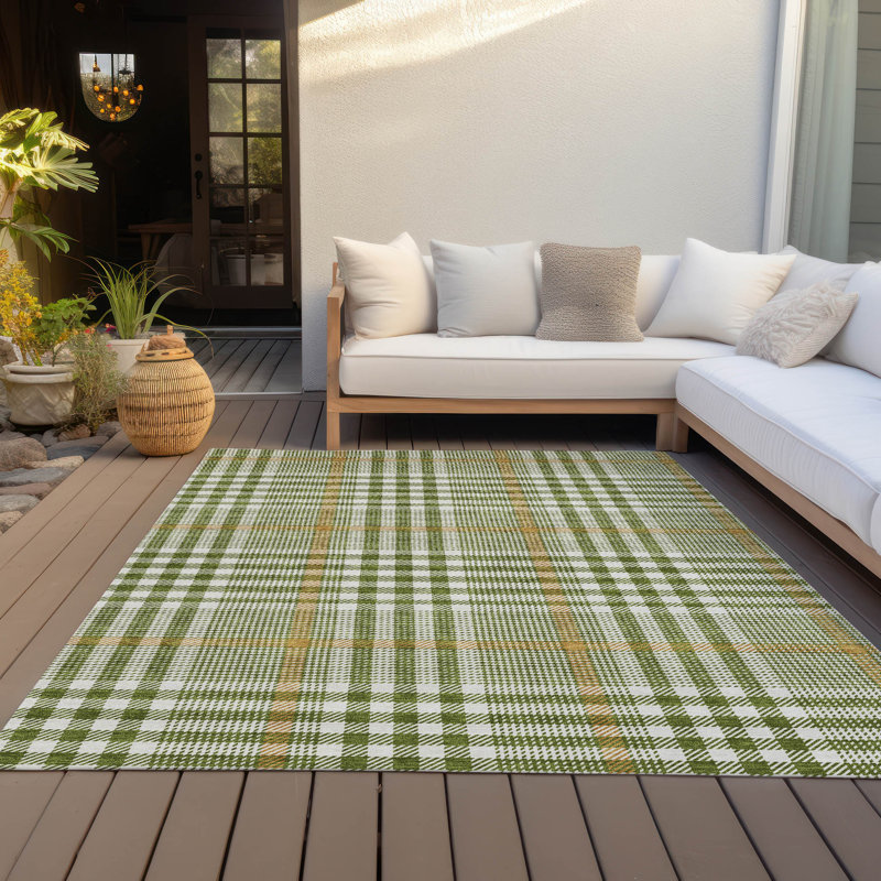 Machine Washable Indoor/Outdoor Chayden ACN1054 Rug, Rectangle 9' x 12'