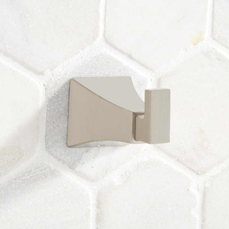 Totten Vilamonte Robe Hook, Brushed Nickel