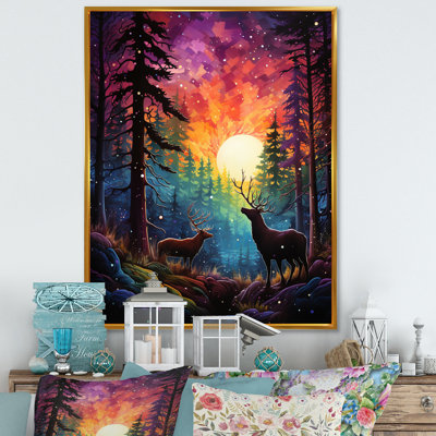 «Trason Aurora Borealis Dancing Lights I», reproduction sur toile
