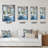 Bathroom Tranquil Reflections II - Bathroom Wall Clock Oversized-99629396