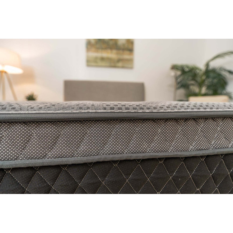 Matelas hybride 12 po avec ressorts ensachés, Très grand californien