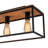 Delcina Industrial Rectangle Cage Flush Mount-660188881