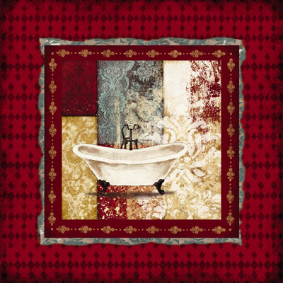 Patch Bath 4 - Wrapped Canvas Print