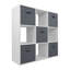 Jane 3x3 Bookcase with 5 Baskets-1231269509