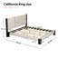 Cadre Boucle King Rinaldi avec tête de lit cubique