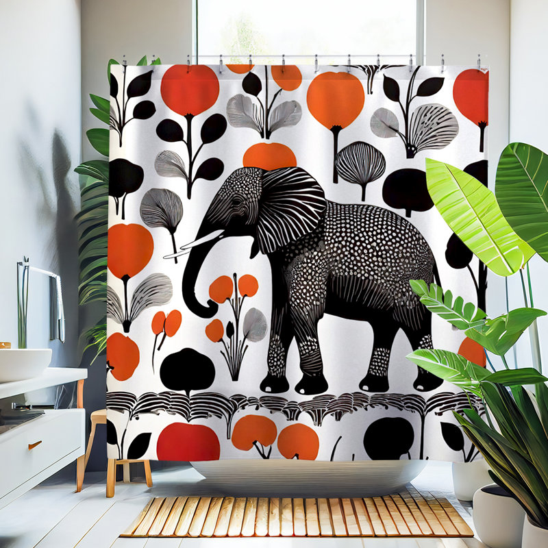 Rideau de douche Dati Elephant