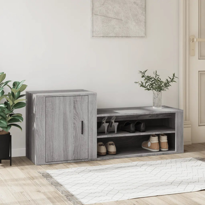 6 Pair Shoe Storage, Dark Grey