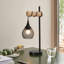 Lampe de fantaisie en métal Saryia