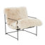  Chaise en peau de mouton véritable-2135113825