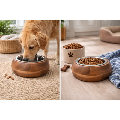 Timber Tails Pet Bowl